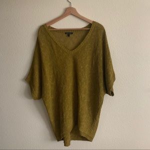 Eileen Fisher V-Neck Tunic Chartreuse